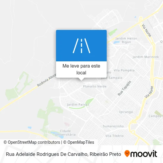 Rua Adelaide Rodrigues De Carvalho mapa