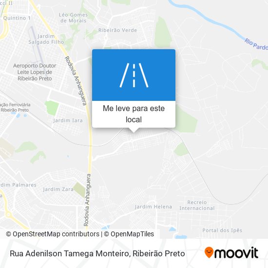 Rua Adenilson Tamega Monteiro mapa