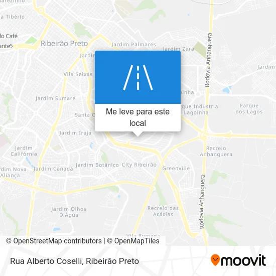 Rua Alberto Coselli mapa