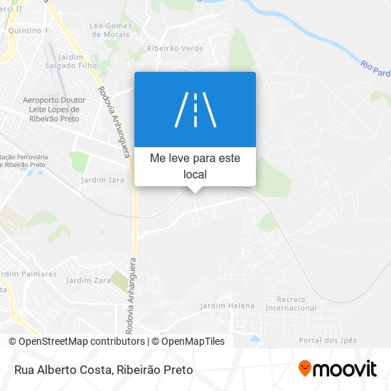 Rua Alberto Costa mapa