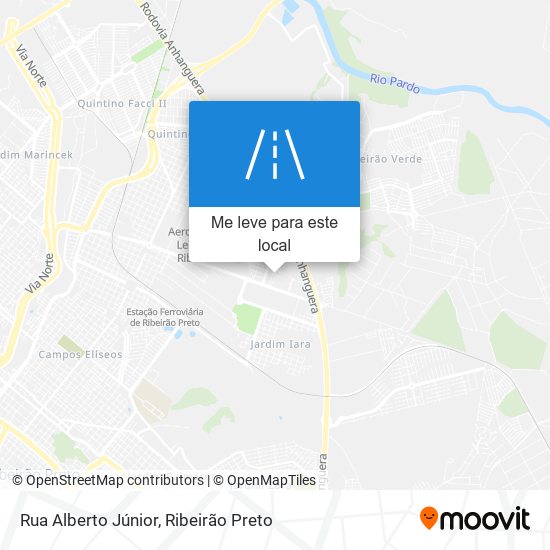 Rua Alberto Júnior mapa