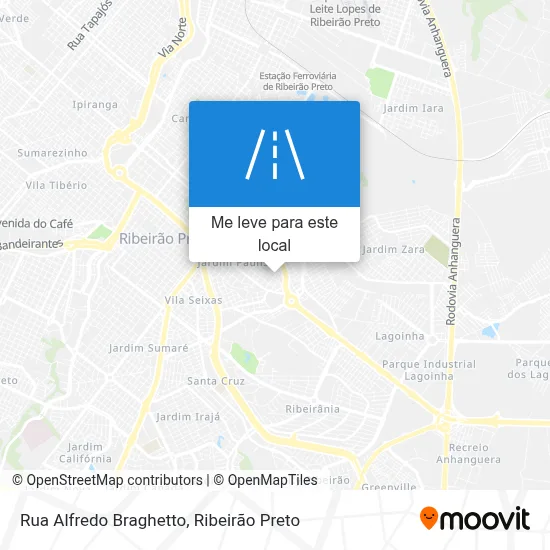Rua Alfredo Braghetto mapa
