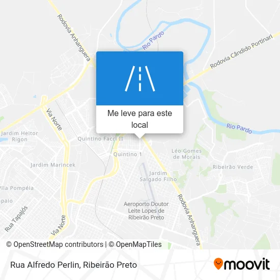 Rua Alfredo Perlin mapa
