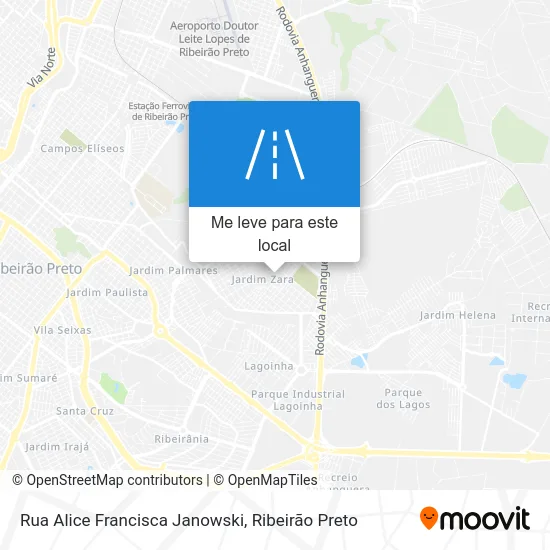 Rua Alice Francisca Janowski mapa