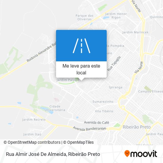 Rua Almir José De Almeida mapa