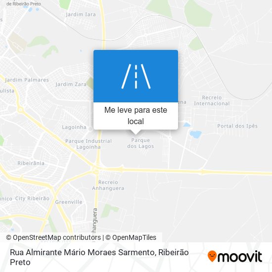 Rua Almirante Mário Moraes Sarmento mapa