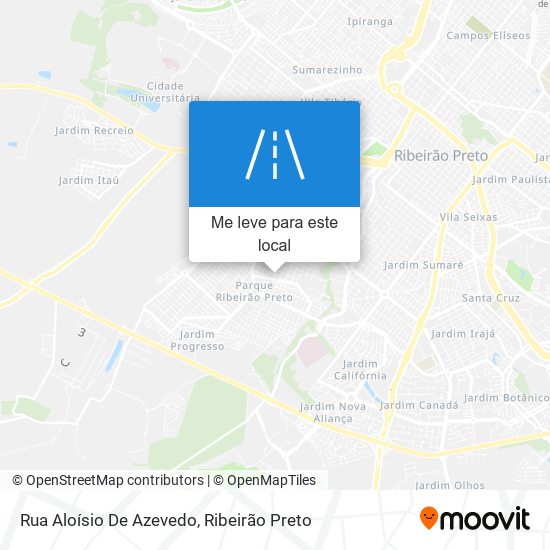 Rua Aloísio De Azevedo mapa
