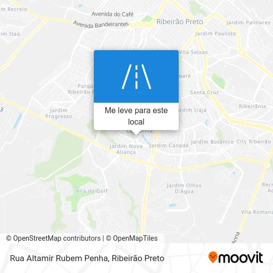 Rua Altamir Rubem Penha mapa
