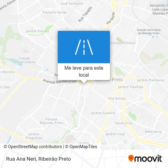 Rua Ana Neri mapa