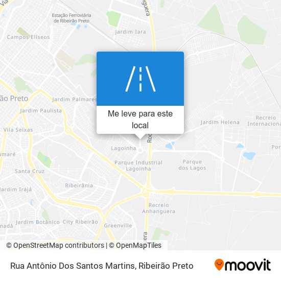 Rua Antônio Dos Santos Martins mapa