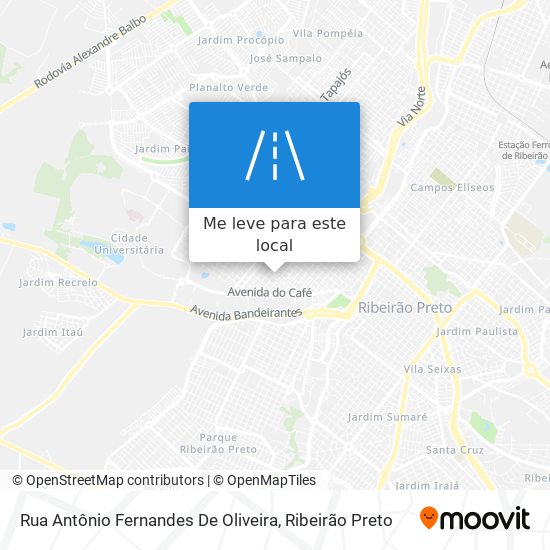 Rua Antônio Fernandes De Oliveira mapa