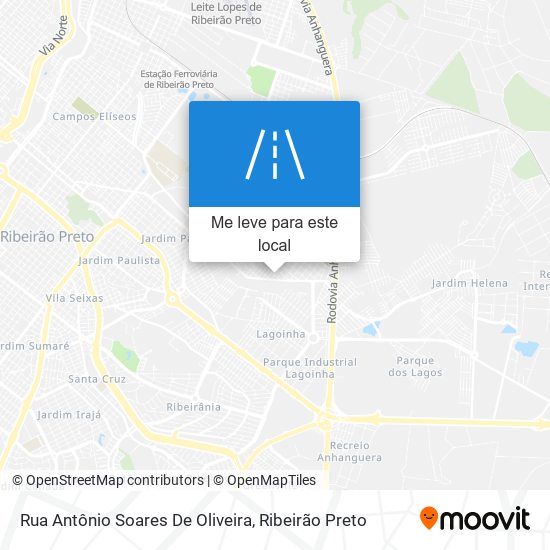 Rua Antônio Soares De Oliveira mapa
