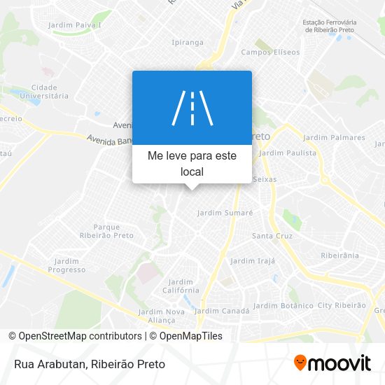 Rua Arabutan mapa