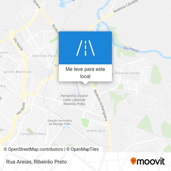 Rua Areias mapa