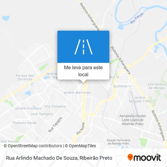 Rua Arlindo Machado De Souza mapa