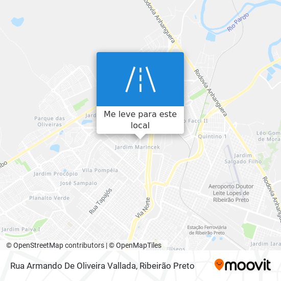 Rua Armando De Oliveira Vallada mapa