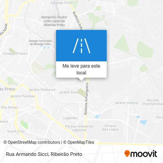 Rua Armando Sicci mapa
