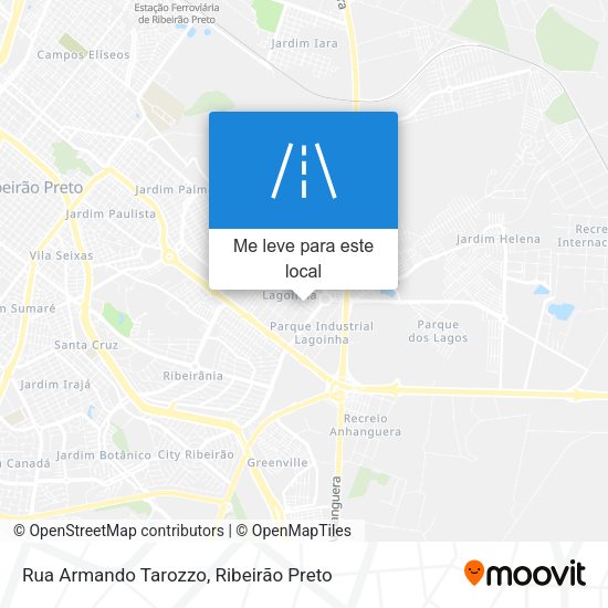 Rua Armando Tarozzo mapa