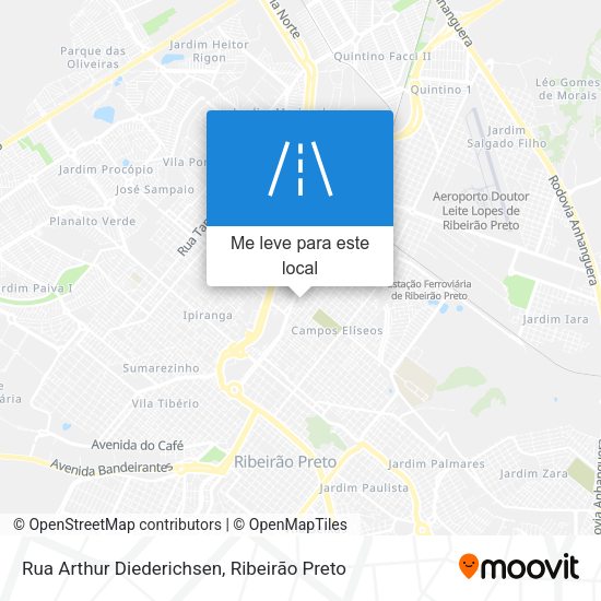 Rua Arthur Diederichsen mapa
