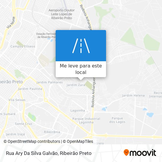 Rua Ary Da Silva Galvão mapa