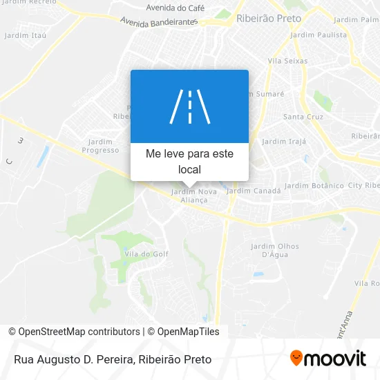 Rua Augusto D. Pereira mapa