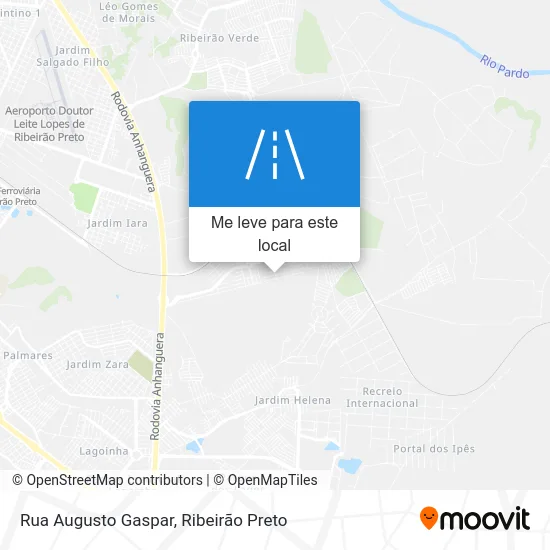 Rua Augusto Gaspar mapa