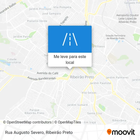 Rua Augusto Severo mapa