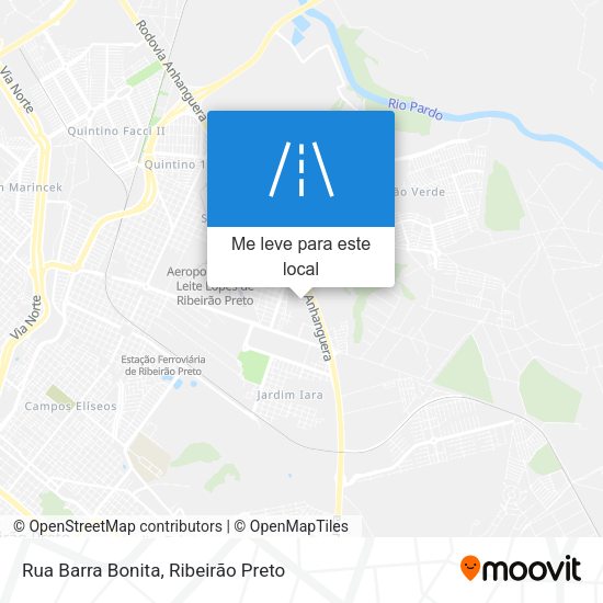 Rua Barra Bonita mapa