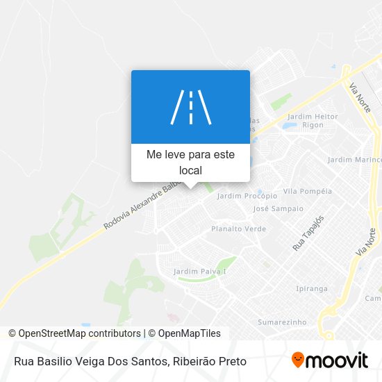Rua Basilio Veiga Dos Santos mapa