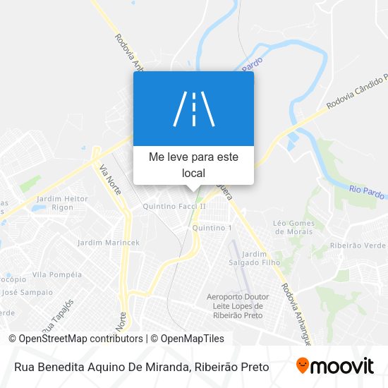 Rua Benedita Aquino De Miranda mapa