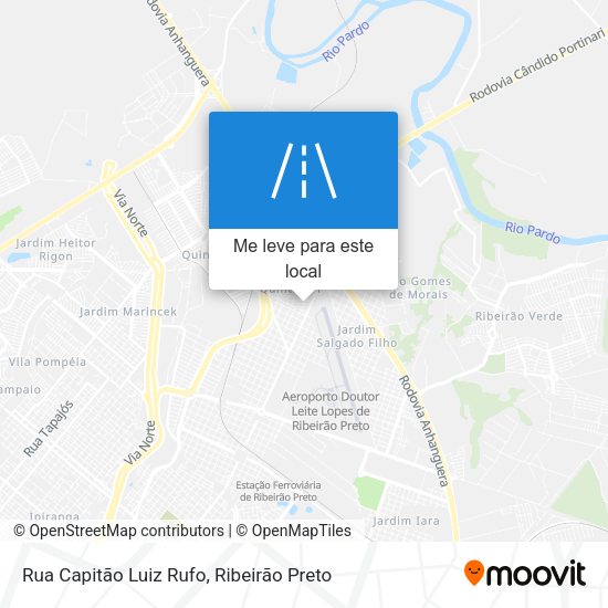 Rua Capitão Luiz Rufo mapa