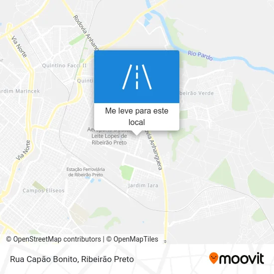 Rua Capão Bonito mapa