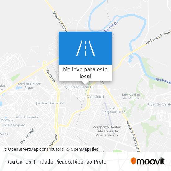 Rua Carlos Trindade Picado mapa