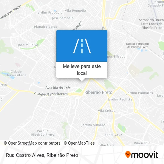 Rua Castro Alves mapa