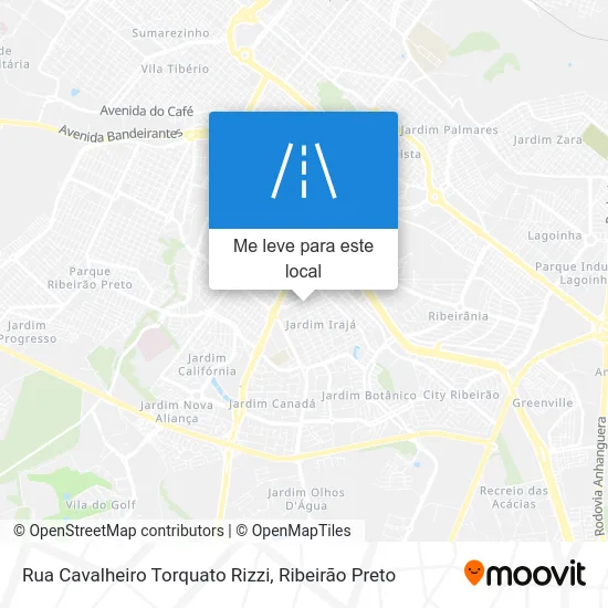 Rua Cavalheiro Torquato Rizzi mapa