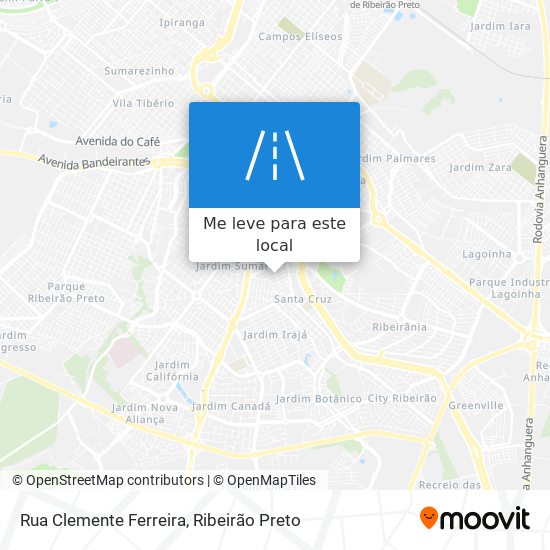 Rua Clemente Ferreira mapa