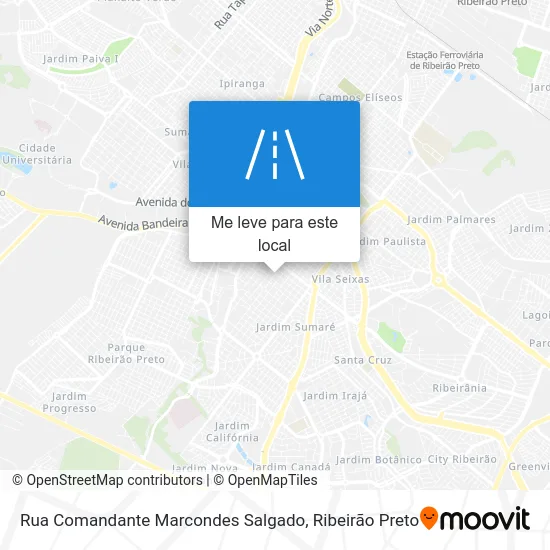 Rua Comandante Marcondes Salgado mapa