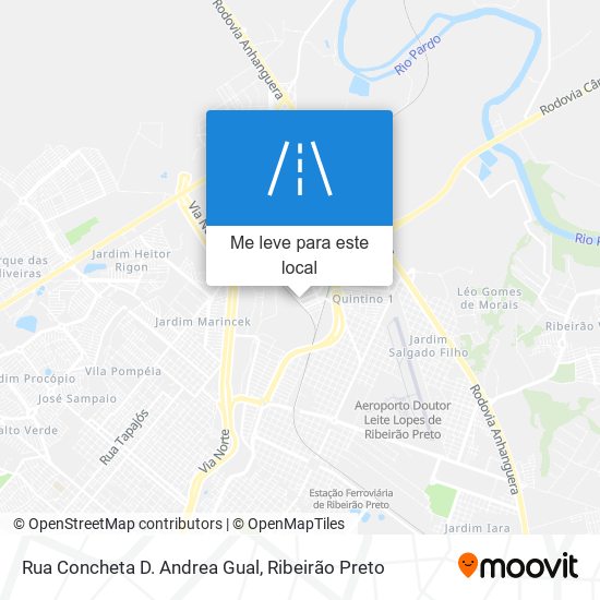 Rua Concheta D. Andrea Gual mapa