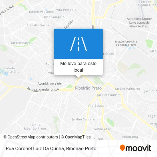 Rua Coronel Luiz Da Cunha mapa