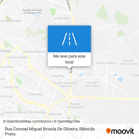 Rua Coronel Miguel Brisola De Oliveira mapa