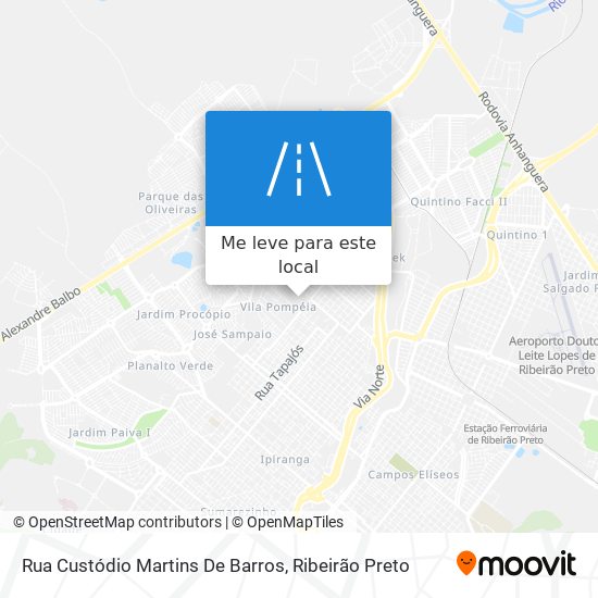 Rua Custódio Martins De Barros mapa