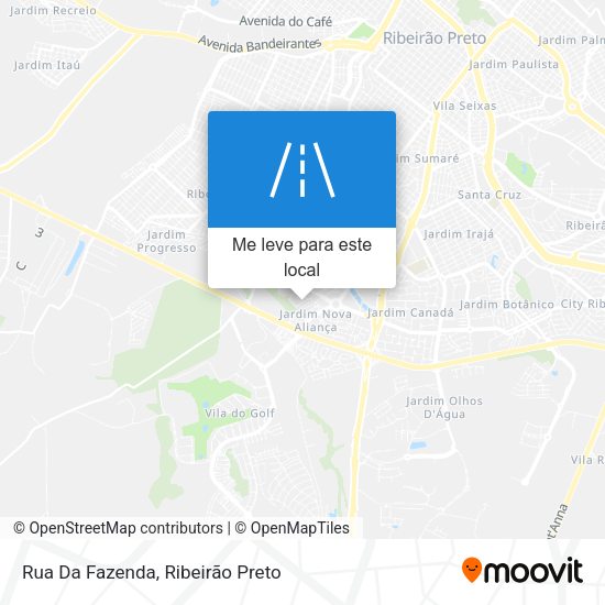 Rua Da Fazenda mapa