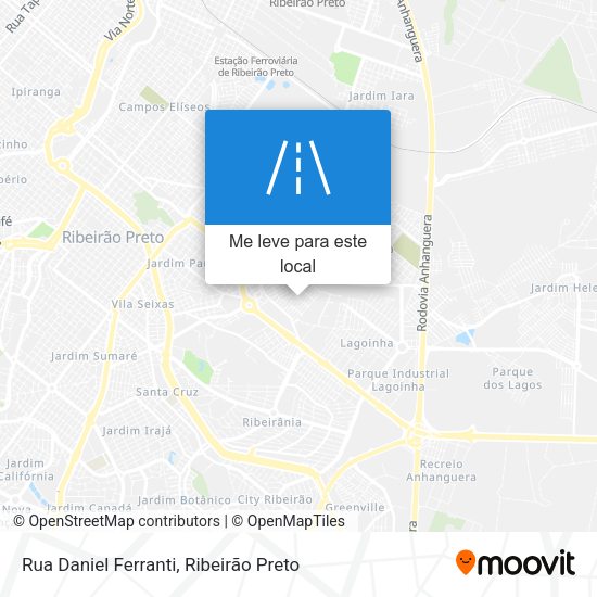 Rua Daniel Ferranti mapa