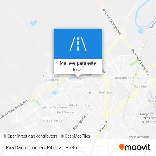 Rua Daniel Torrieri mapa