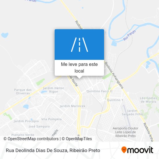 Rua Deolinda Dias De Souza mapa