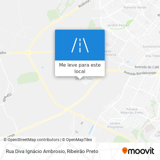 Rua Diva Ignácio Ambrosio mapa