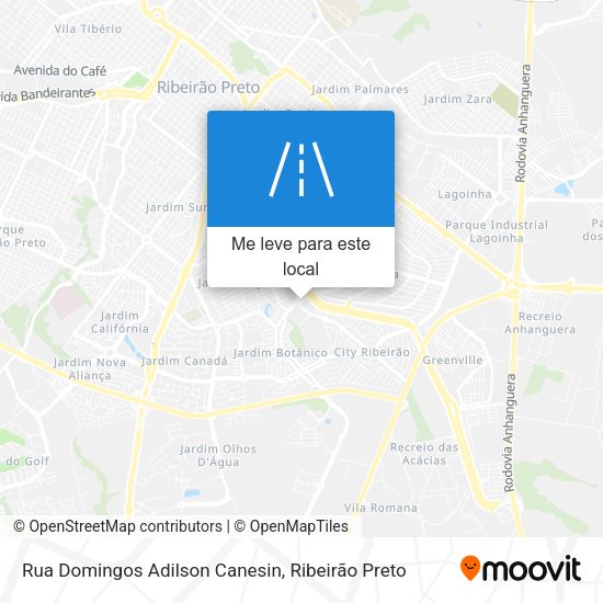 Rua Domingos Adilson Canesin mapa
