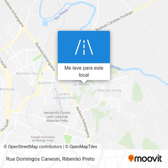 Rua Domingos Canesin mapa