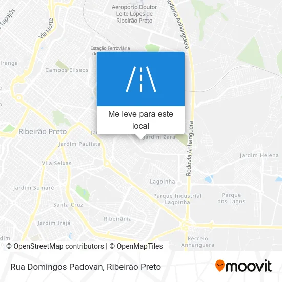 Rua Domingos Padovan mapa