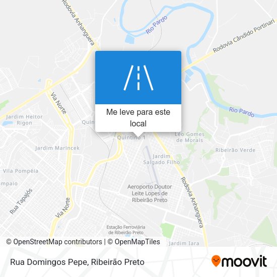 Rua Domingos Pepe mapa